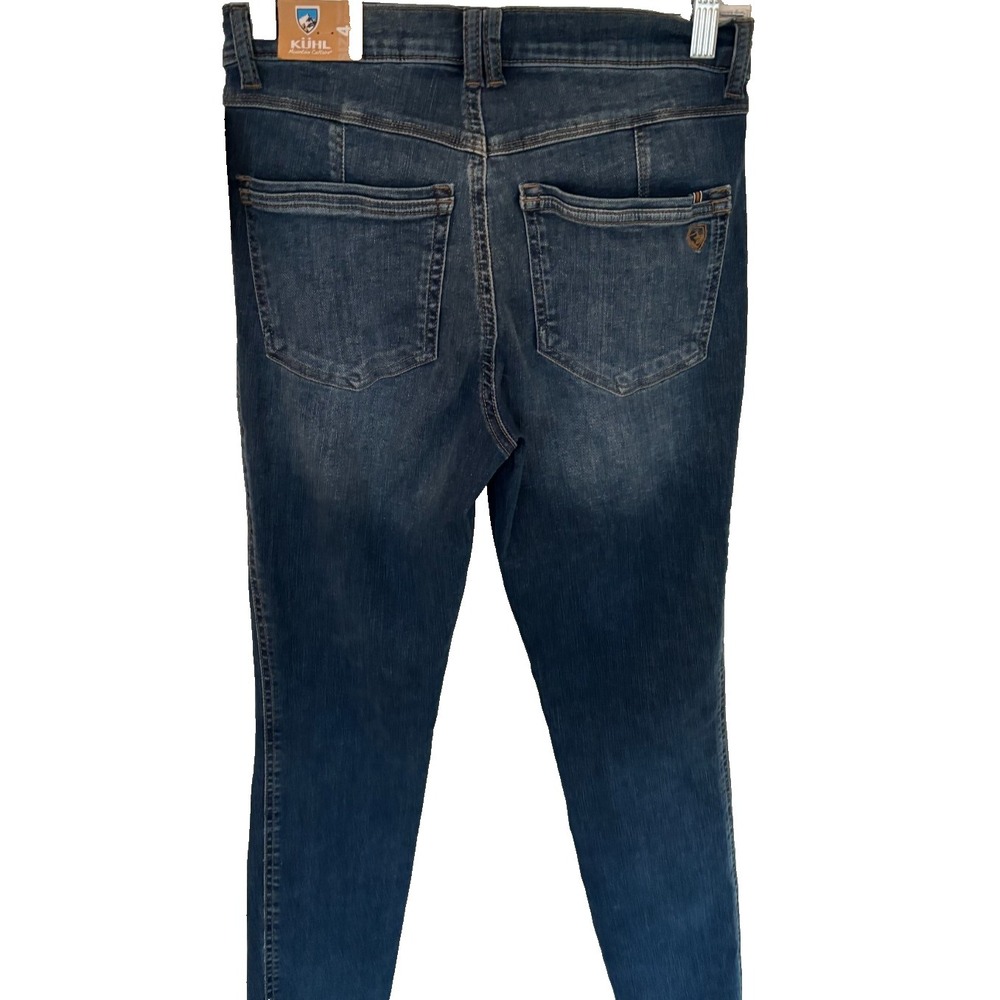 Kuhl Jeans Skinny Kurve Womens 4 Regular Blue Kontour Flex 9" Rise Boot friendly - Picture 10 of 16